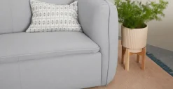 Sofá de 2 Cuerpos Berko – Gris Tiza