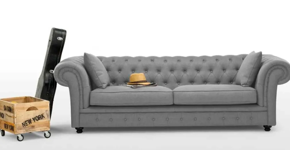 Sofá de 3 Cuerpos Branagh – Gris Perla