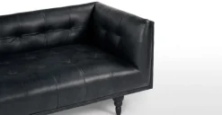 Sofá de 3 Cuerpos Connor – Negro Premium