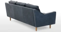 Sofá de 3 Cuerpos Dallas – Cuero Azul Medianoche