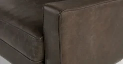 Sofá de 3 Cuerpos Dallas – Cuero Marrón Oxford Premium