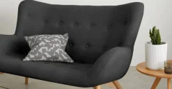 Sofá de 2 Cuerpos Doris – Gris Pizarra Shetland