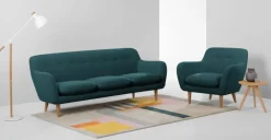 Sofá de 3 Cuerpos Dylan – Azul Mineral