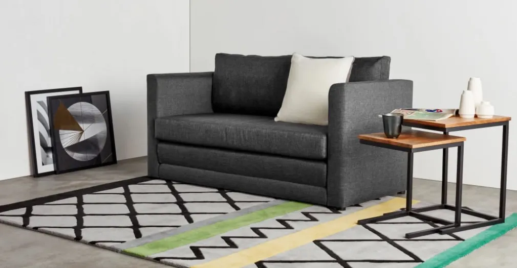 Sofá de 2 Cuerpos Eli – Gris Cygnet