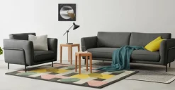 Sofá de 3 Cuerpos Everson – Gris Antracita