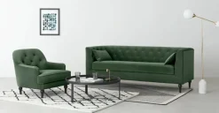 Sofá de 3 Cuerpos Flynn – Verde Olmo