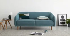 Sofá de 3 Cuerpos Haring – Azul Celeste