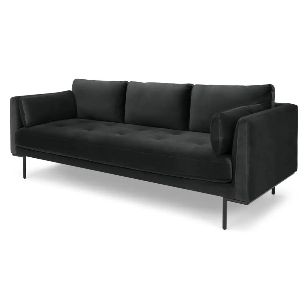 Sofá de 3 Cuerpos Harlow – Gris Medianoche