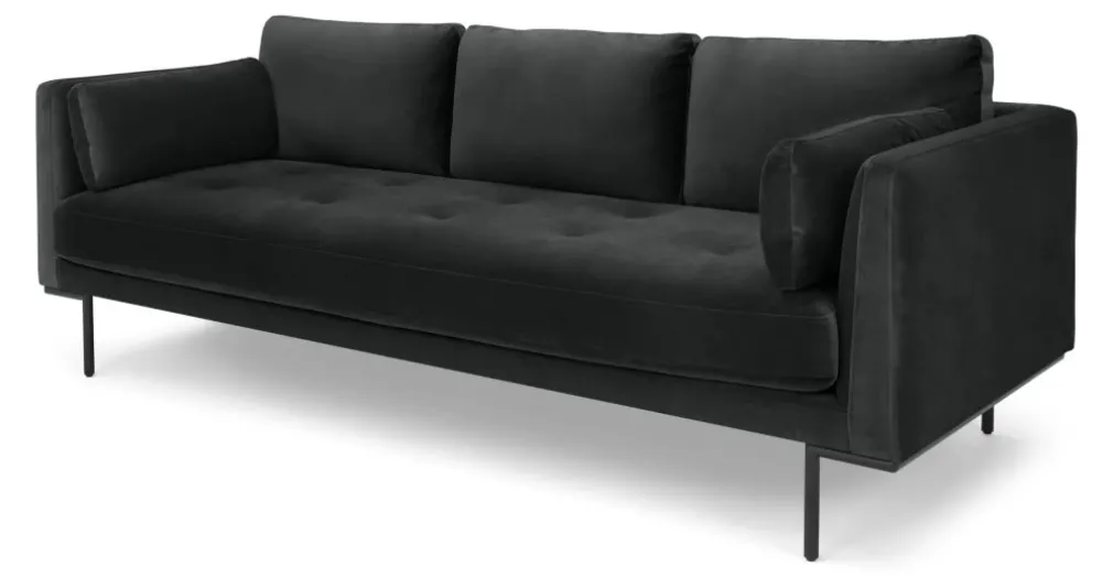 Sofá de 3 Cuerpos Harlow – Gris Medianoche