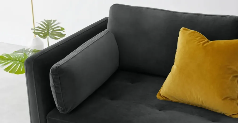 Sofá de 3 Cuerpos Harlow – Gris Medianoche