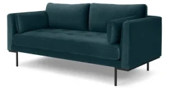 Sofá de 2 Cuerpos Harlow – Terciopelo Azul