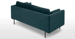 Sofá de 2 Cuerpos Harlow – Terciopelo Azul