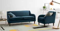 Sofá de 3 Cuerpos Helena – Azul Cerceta