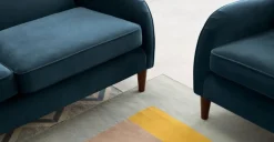 Sofá de 3 Cuerpos Helena – Azul Cerceta