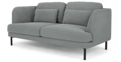 Sofá de 2 Cuerpos Herman – Algodón Gris