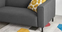 Sofá de 2 Cuerpos Herron – Gris Marga