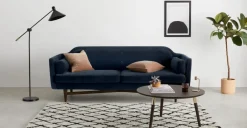 Sofá de 3 Cuerpos Imani – Azul Marino