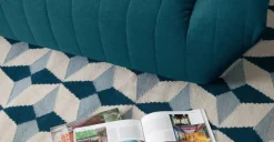 Sofá de 3 Cuerpos Ivan – Azul Mineral