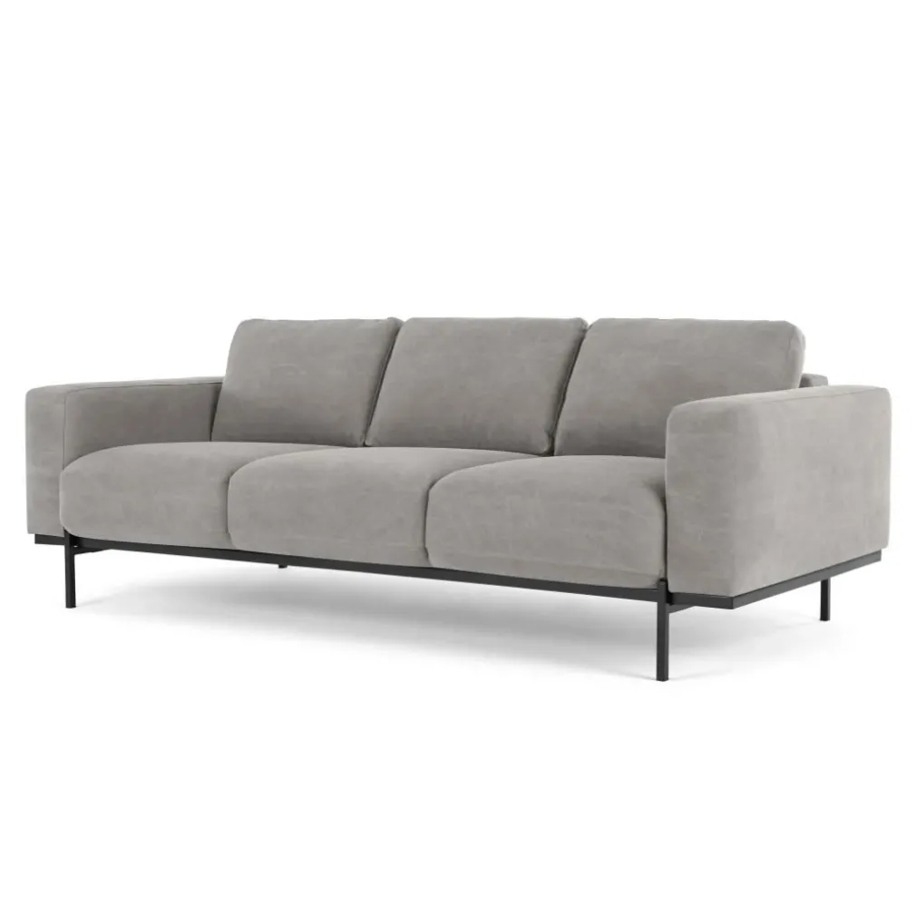 Sofá de 3 Cuerpos Jarrod – Gris Lavado
