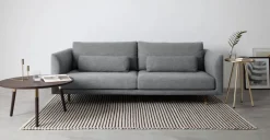 Sofá de 3 Cuerpos Jules – Gris Jaspeado