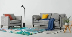 Sofá de 3 Cuerpos Keston – Gris Aviación