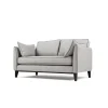 Sofá de 2 Cuerpos Keston – Plateado Luna