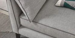 Sofá de 2 Cuerpos Keston – Plateado Luna