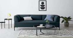 Sofá de 3 Cuerpos Kiva – Azul Egeo