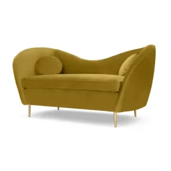 Sofá de 2 Cuerpos Kooper – Dorado Vintage