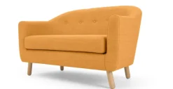 Sofá de 2 Cuerpos Lottie – Amarillo Miel