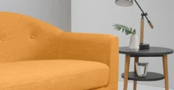 Sofá de 2 Cuerpos Lottie – Amarillo Miel