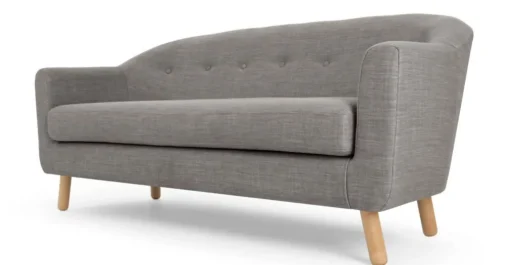 Sofá de 3 Cuerpos Lottie – Gris Tiza