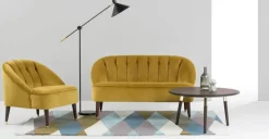 Sofá de 2 Cuerpos Margot – Ocre