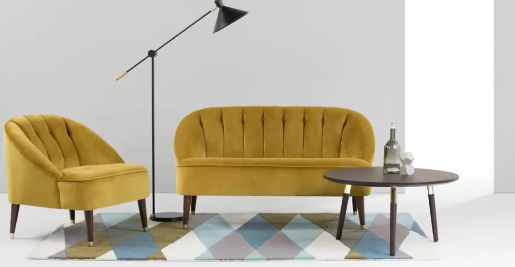 Sofá de 2 Cuerpos Margot – Ocre