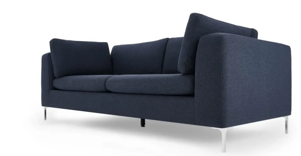 Sofá de 3 Cuerpos Monterosso – Azul Tormenta