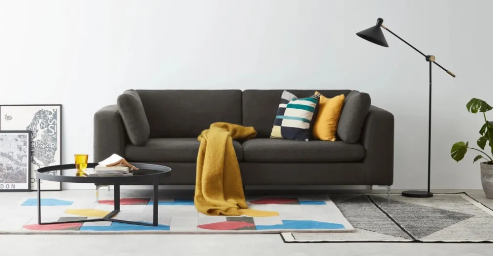 Sofá de 3 Cuerpos Monterosso – Gris Ostra