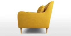 Sofá de 3 Cuerpos Oksana – Amarillo Cúrcuma