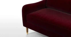 Sofá de 3 Cuerpos Oksana – Borgoña