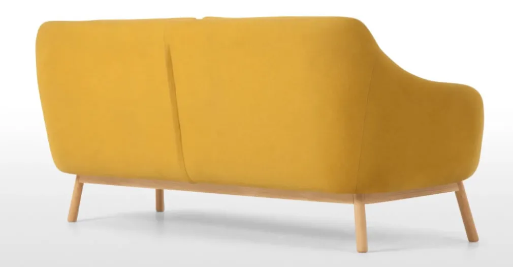 Sofá de 3 Cuerpos Oslo – Amarillo Yema