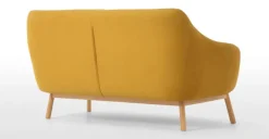 Sofá de 2 Cuerpos Oslo – Amarillo Yema