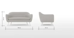 Sofá de 2 Cuerpos Reece – Mina Flint