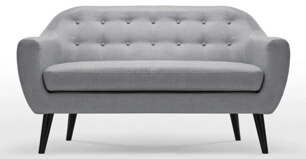 Sofá de 2 Cuerpos Ritchie – Gris Perla