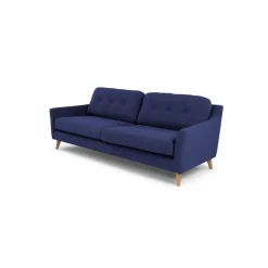 Sofá de 3 Cuerpos Rufus – Azul Cobalto Oscuro
