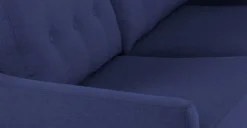 Sofá de 3 Cuerpos Rufus – Azul Cobalto Oscuro