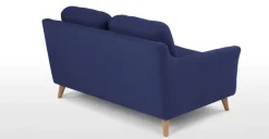 Sofá de 2 Cuerpos Rufus – Azul Cobalto Oscuro