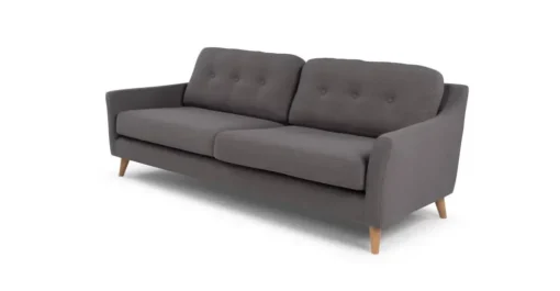 Sofá de 3 Cuerpos Rufus – Gris Rinoceronte
