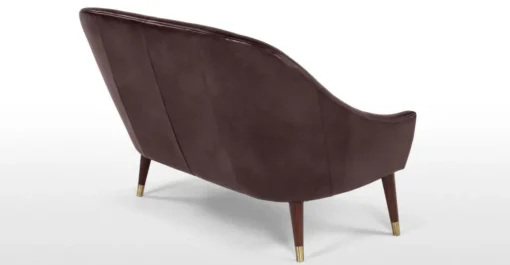 Sofá de 2 Cuerpos Seattle – Cuero Marrón Oxford Premium