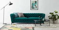 Sofá de 3 Cuerpos Sloan – Azul Seafoam