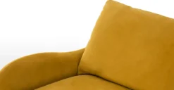 Sofá de 3 Cuerpos Sofia – Afelpado Cúrcuma