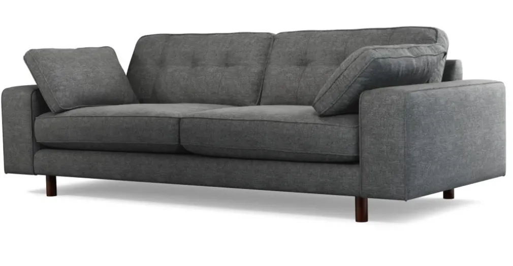 Sofá de 3 Cuerpos Tobias – Gris Pizarra